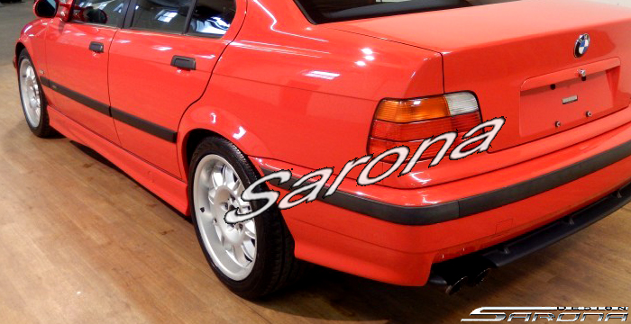Custom BMW 3 Series  Sedan Side Skirts (1992 - 1998) - $390.00 (Part #BM-032-SS)